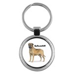 Bullmastiff Key Chain (Round)