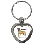 Bullmastiff Key Chain (Heart)