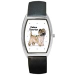 Cairn Terrier Barrel Style Metal Watch