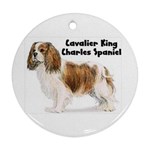 Cavalier King Charles Spaniel Ornament (Round)