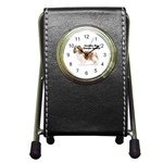 Cavalier King Charles Spaniel Pen Holder Desk Clock