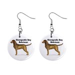 Chesapeake Bay Retriever 1  Button Earrings