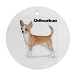 Chihuahua Ornament (Round)