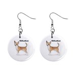 Chihuahua 1  Button Earrings