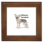 Chinese Crested Framed Tile