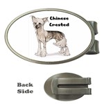 Chinese Crested Money Clip (Oval)