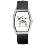 Chinese Crested Barrel Style Metal Watch