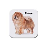 Chow Chow Rubber Square Coaster (4 pack)