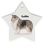 Collie Ornament (Star)