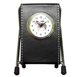 Collie Pen Holder Desk Clock