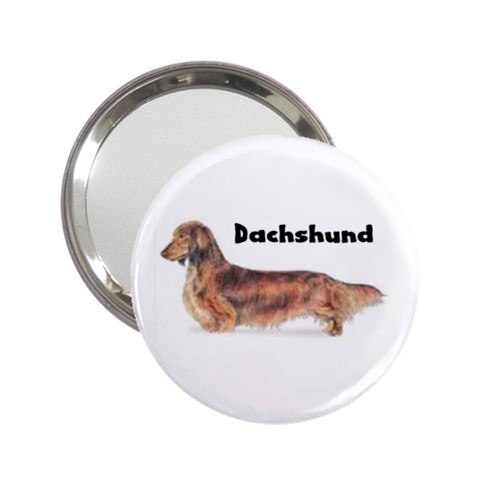 Dachshund Long Haired 2.25  Handbag Mirror from ArtsNow.com Front