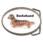 Dachshund Long Haired Belt Buckle