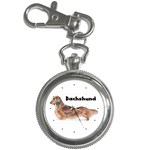 Dachshund Long Haired Key Chain Watch