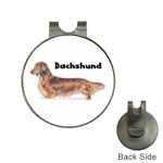 Dachshund Long Haired Golf Ball Marker Hat Clip