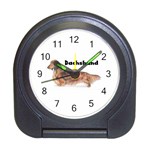 Dachshund Long Haired Travel Alarm Clock