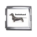 Dachshund Smooth Mega Link Italian Charm (18mm)