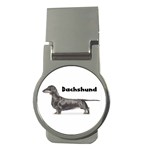 Dachshund Smooth Money Clip (Round)