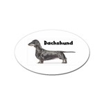 Dachshund Smooth Sticker (Oval)