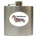 Dachshund Wirehaired Hip Flask (6 oz)