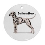 Dalmatian Ornament (Round)