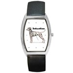 Dalmatian Barrel Style Metal Watch