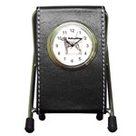 Dalmatian Pen Holder Desk Clock