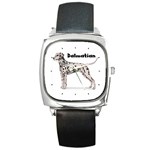 Dalmatian Square Metal Watch