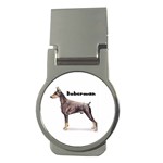 Doberman Pinscher Money Clip (Round)