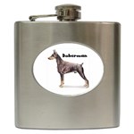 Doberman Pinscher Hip Flask (6 oz)