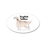 English Setter Sticker (Oval)