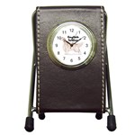 English Setter Pen Holder Desk Clock