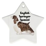 English Springer Spaniel Ornament (Star)