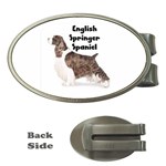 English Springer Spaniel Money Clip (Oval)