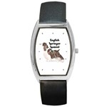 English Springer Spaniel Barrel Style Metal Watch