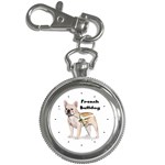 French Bulldog Key Chain Watch