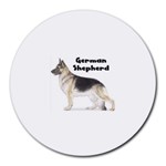 German Shepherd Round Mousepad