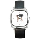 German Shorthaired Pointer Square Metal Watch