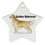 Golden Retriever Ornament (Star)