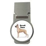 Great Dane Money Clip (Round)