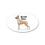 Great Dane Sticker (Oval)