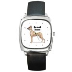 Great Dane Square Metal Watch