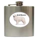 Great Pyrenees Hip Flask (6 oz)