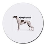 Greyhound Round Mousepad