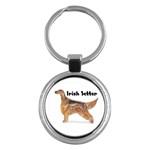 Irish Setter Key Chain (Round)