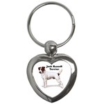 Jack Russell Terrier Key Chain (Heart)