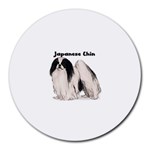 Japanese Chin Round Mousepad