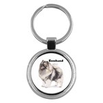 Keeshond Key Chain (Round)