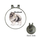 Keeshond Golf Ball Marker Hat Clip