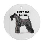 Kerry Blue Terrier Ornament (Round)