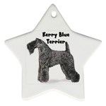 Kerry Blue Terrier Ornament (Star)